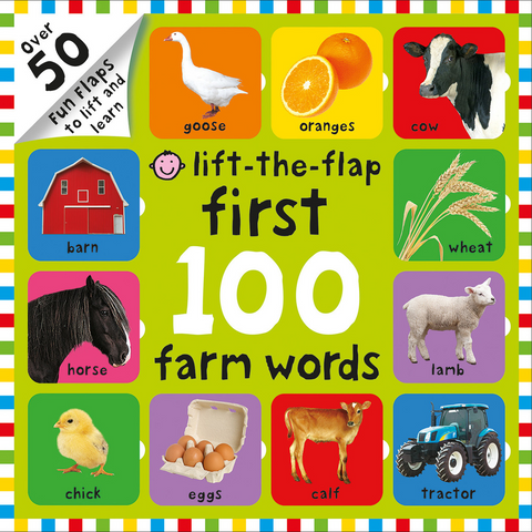 First 100 Farm Words Lift The Flap