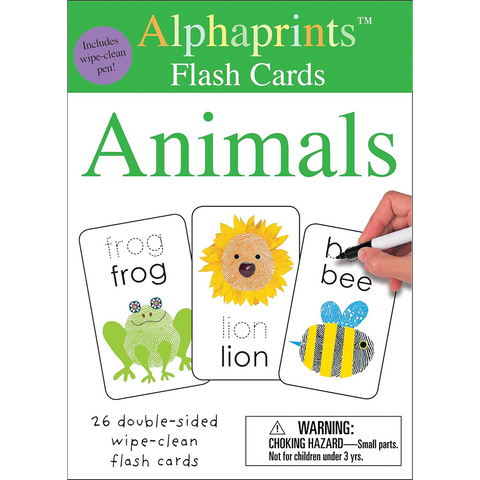Alphaprints Flash Cards Animals