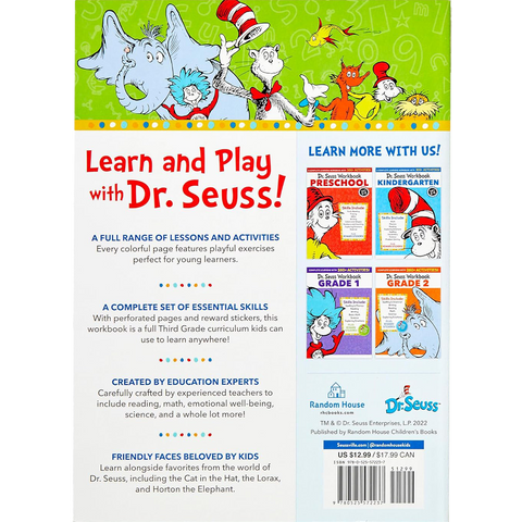 Dr. Seuss Workbook: Grade 3