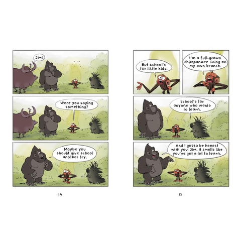 Grumpy Monkey School Stinks!
