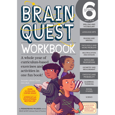 Brain Quest Workbook : 6th Grade Ages 11-12
