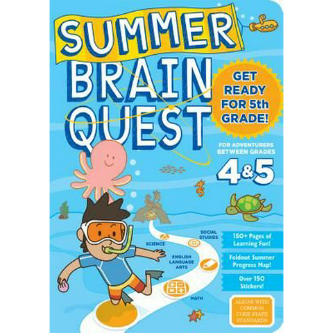 Brain Quest Summer Between Grades 4 & 5
