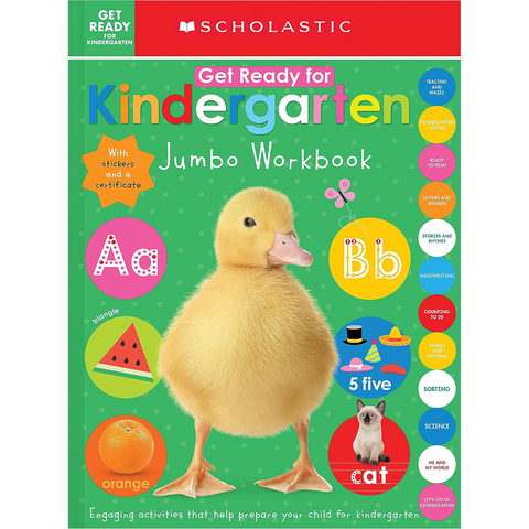 Scholastic Jumbo Workbook : Get Ready K