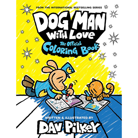 Dog Man With Love Official Coloring Book