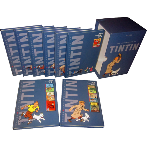 Tintin Adventures Complete Slipcase (BLUE)