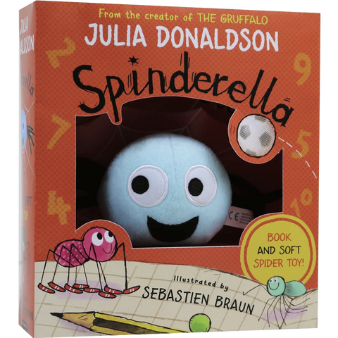 Spinderella Book & Plush Set