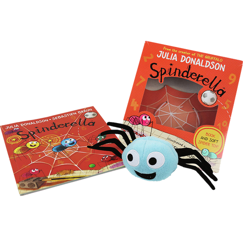 Spinderella Book & Plush Set