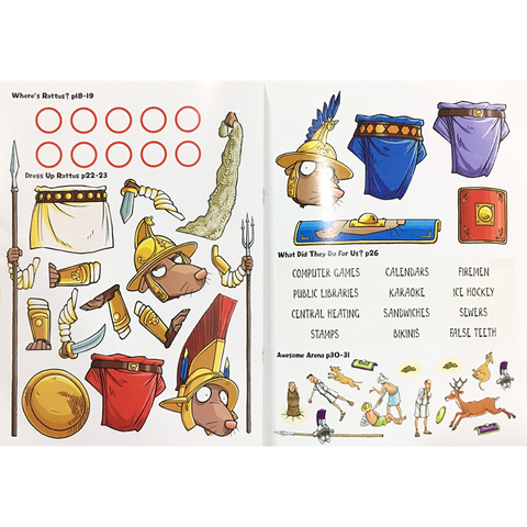 Horrible Histories : Rotten Romans Sticker Activity Book