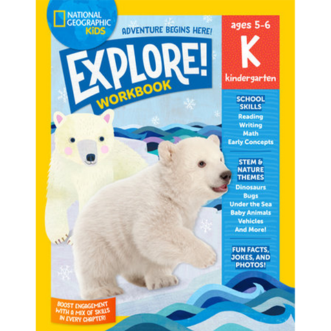 National Geographic Kids Explore! Workbook: Kindergarten