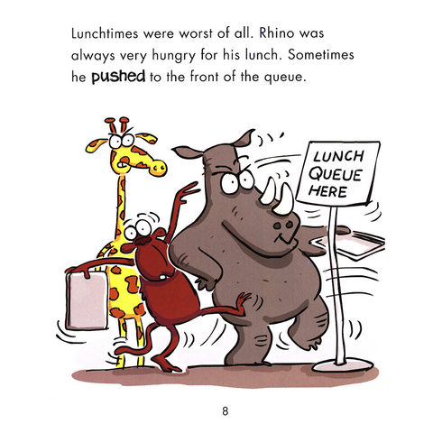 Behaviour Matters : Rhino Learns to be Polite UK