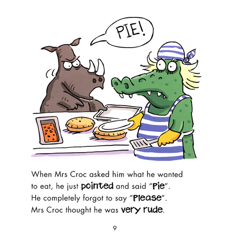 Behaviour Matters : Rhino Learns to be Polite UK