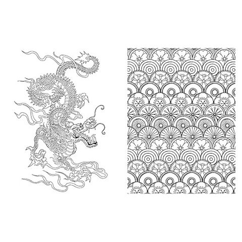 Posh Adult Coloring Book : Japanese