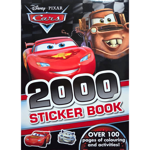 Disney Pixar Cars 2000 Sticker Book