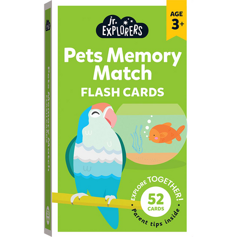 Junior Explorers Pets Memory Match Flash Cards