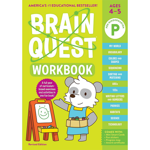 Brain Quest Workbook : Pre-K Ages 4-5 (Revised Edition)