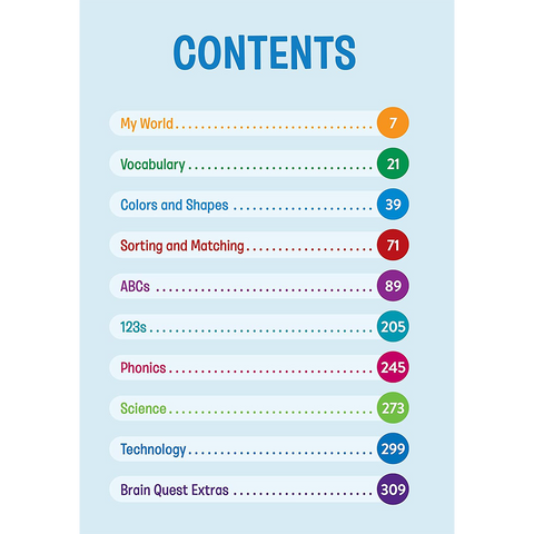Brain Quest Workbook : Pre-K Ages 4-5 (Revised Edition)