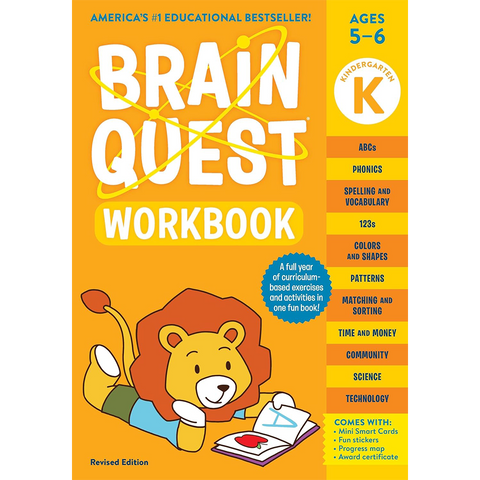 Brain Quest Workbook: Kindergarten Ages 5-6 (Revised Edition)
