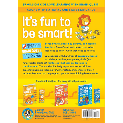 Brain Quest Workbook: Kindergarten Ages 5-6 (Revised Edition)