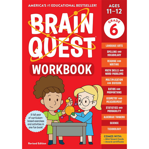 Brain Quest Workbook: 6th Grade Ages 11-12 (Revised Edition)