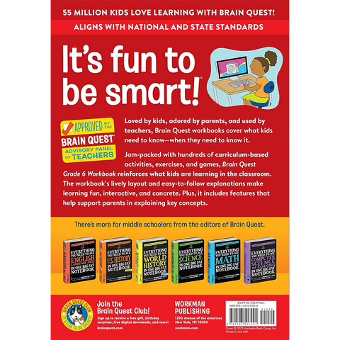 Brain Quest Workbook: 6th Grade Ages 11-12 (Revised Edition)