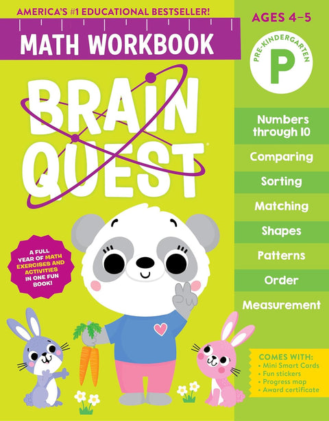Brain Quest Math Workbook: Pre-K