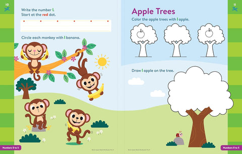 Brain Quest Math Workbook: Pre-K
