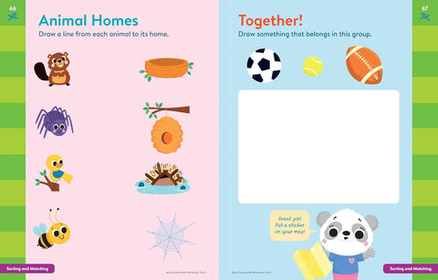 Brain Quest Math Workbook: Pre-K