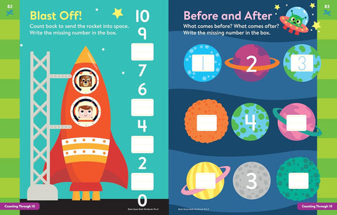 Brain Quest Math Workbook: Pre-K