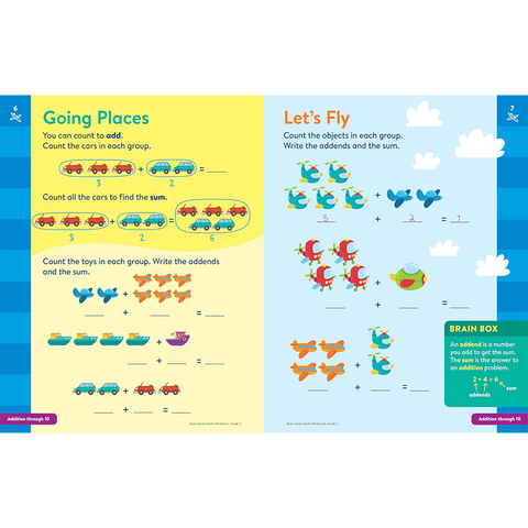 Brain Quest Math Workbook: 1st Grade