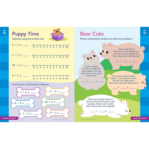 Brain Quest Math Workbook: 1st Grade