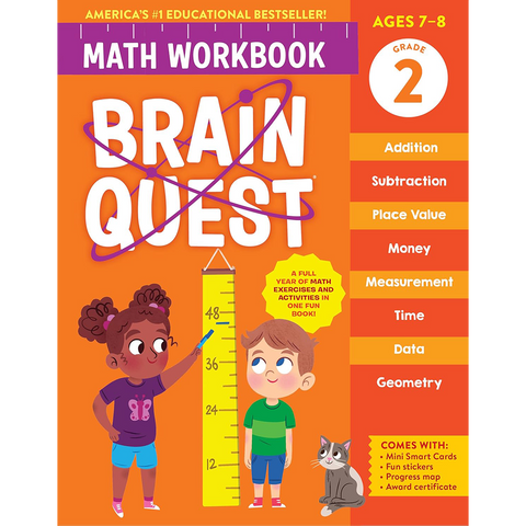 Brain Quest Math Workbook: 2nd Grade
