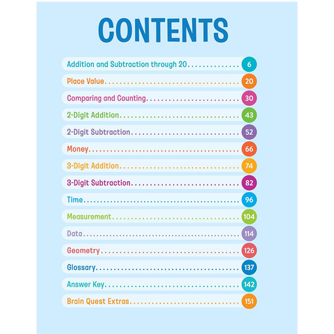 Brain Quest Math Workbook: 2nd Grade