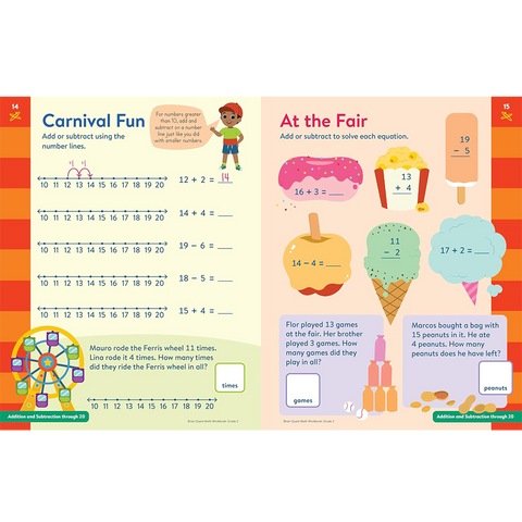 Brain Quest Math Workbook: 2nd Grade