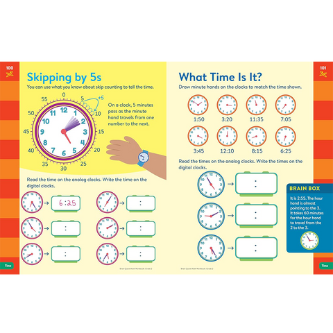 Brain Quest Math Workbook: 2nd Grade