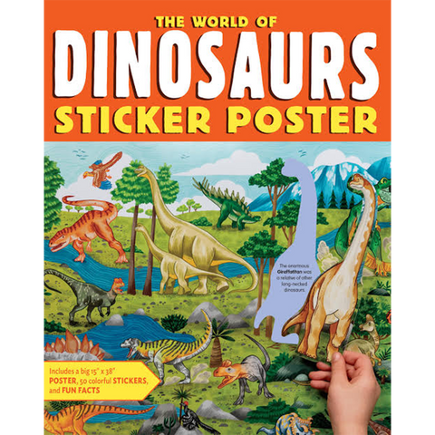 World of Dinosaurs Sticker Poster