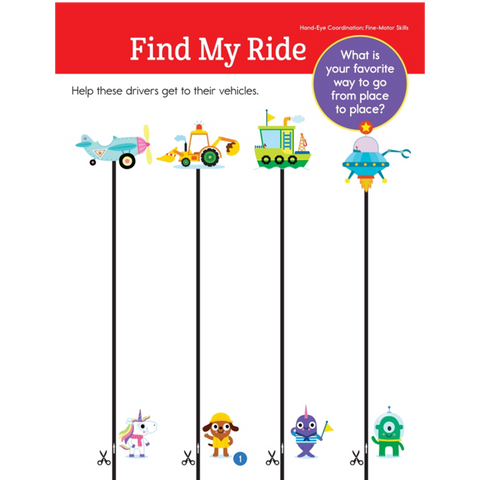 Highlights  Cut, Paste & Play Mega Fun Learning