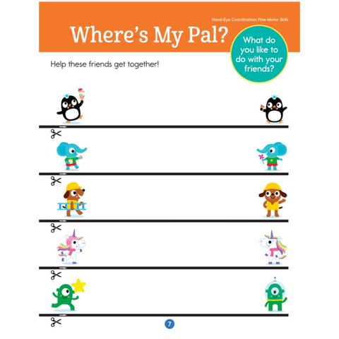 Highlights  Cut, Paste & Play Mega Fun Learning