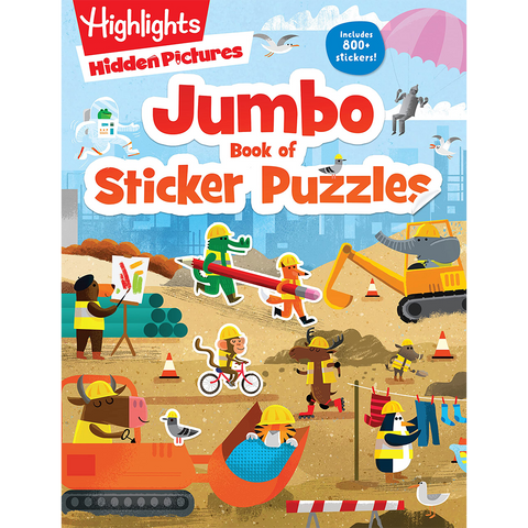Highlights : Jumbo Book of Sticker Puzzle