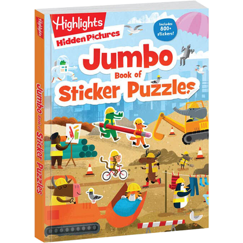 Highlights : Jumbo Book of Sticker Puzzle