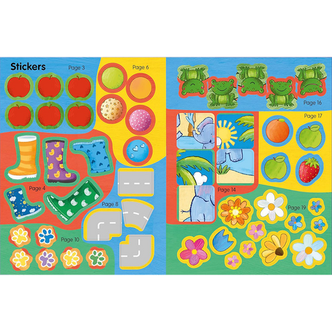 A is for Apple Sticker Activity Book