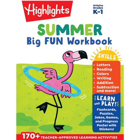 Highlights: Summer Big Fun Grade K & 1 Workbook