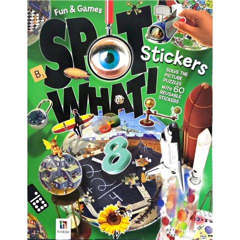 Spot What Sticker Book : Fun & Games