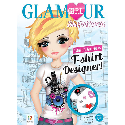 Glamour Girl : Fashion Sketchbook TShirt