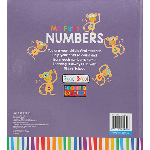 JR My First Number Board Book