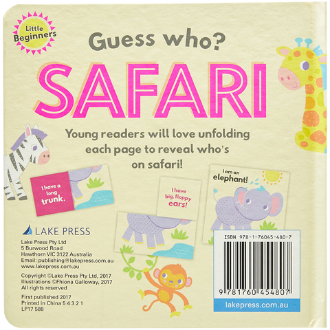 Little Beginners Guess Who? Safari (Fold Out Book)