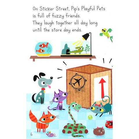Sticker Street Pips Playful Pets
