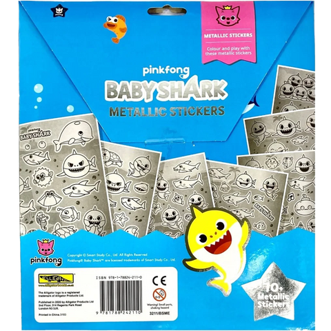 Baby Shark Surprise Metallic Sticker Set
