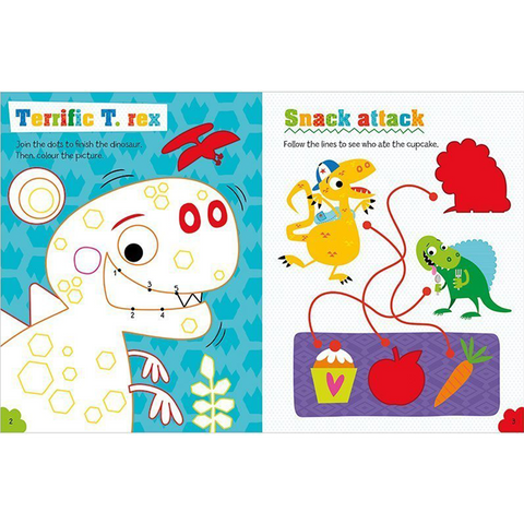 Never Touch a Dinosaurs Sticker Activity Book
