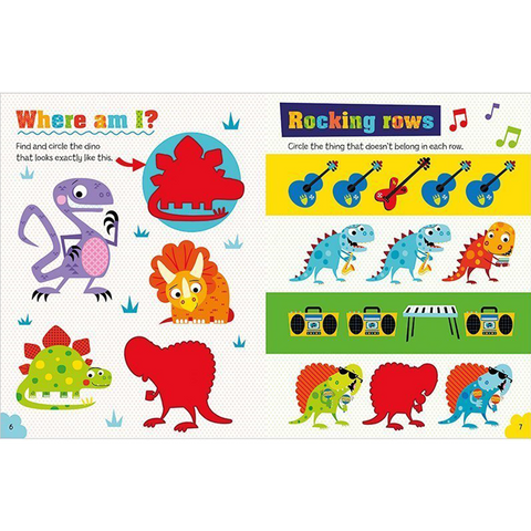 Never Touch a Dinosaurs Sticker Activity Book