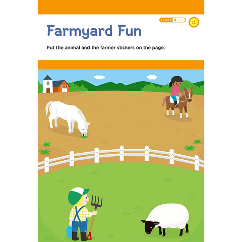 PlaySmart My First Sticker Book 2+